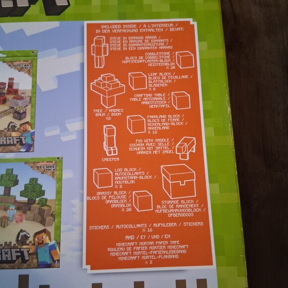 Minecraft Overworld Kit - Deluxe Pack - Paper Craft - Picture 6 of 13
